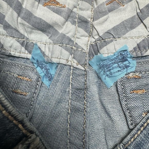 Rock Revival Jeans Mens 33 Richie Straight Leg Thrashed Rockstar Repaired Denim - Picture 7 of 14